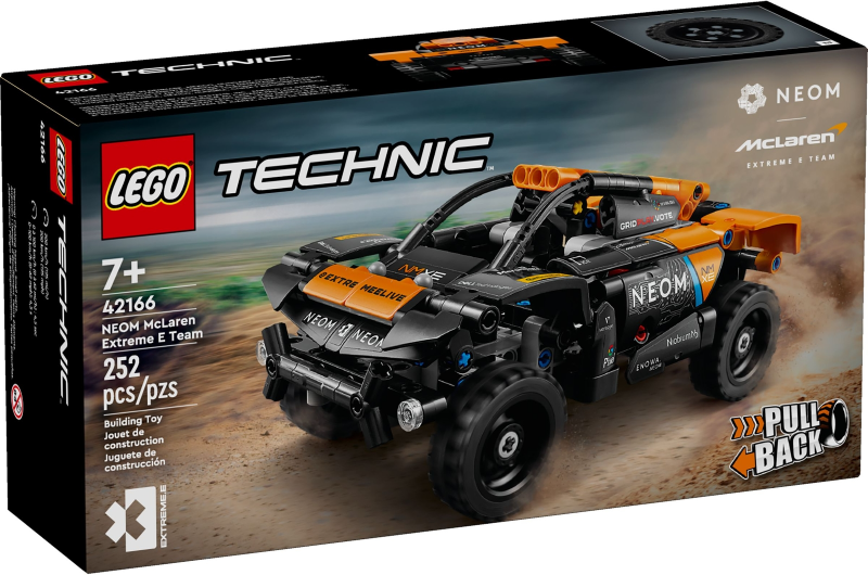 Box art for LEGO Technic NEOM McLaren Extreme E Team 42166