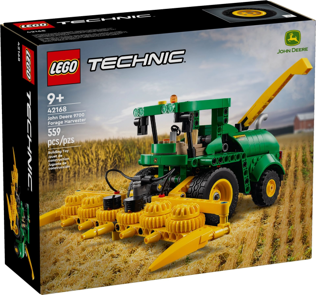 Box art for LEGO Technic John Deere 9700 Forage Harvester 42168