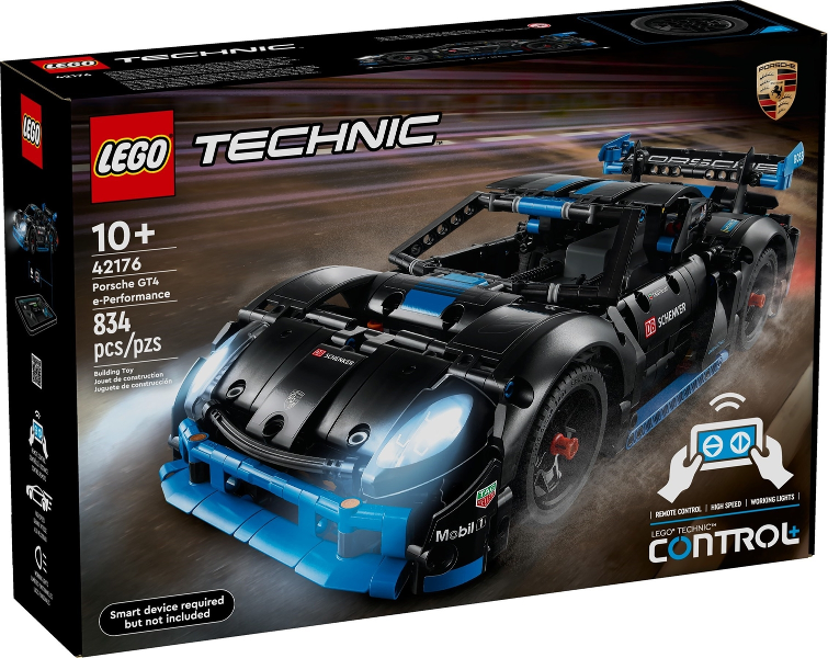 Box art for LEGO Technic Porsche GT4 e-Performance 42176