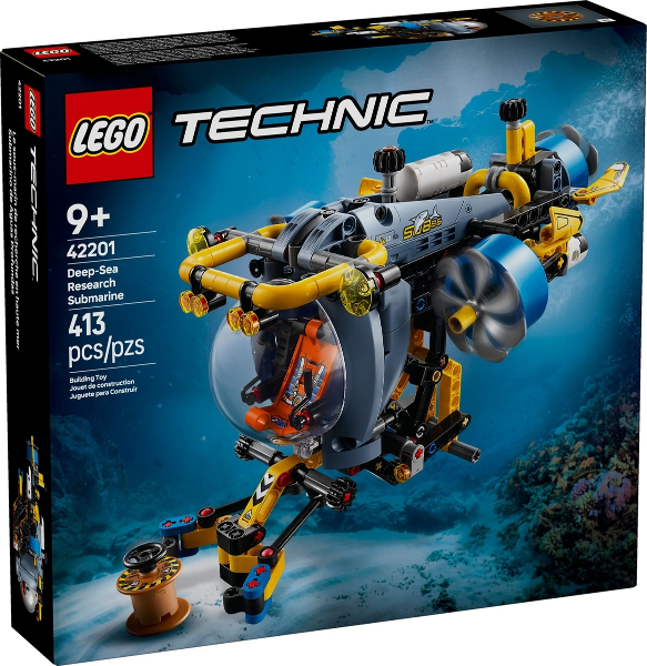 Box art for LEGO Technic Deep-Sea Research Submarine 42201