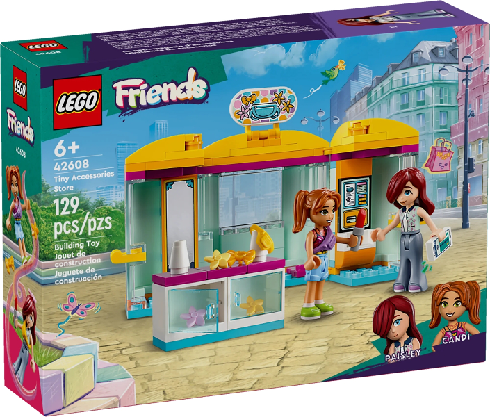 Box art for LEGO Friends Tiny Accessories Store 42608