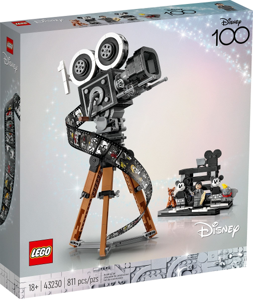 Box art for LEGO Disney Walt Disney Tribute Camera (100) 43230