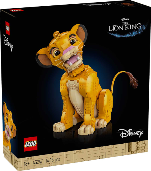 Box art for LEGO Disney Young Simba the Lion King 43247