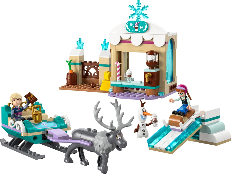 Box art for LEGO Disney Anna's Sleigh Adventure 43256-1