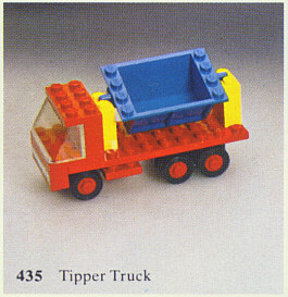 Display for LEGO LEGOLAND Tipper Truck 435