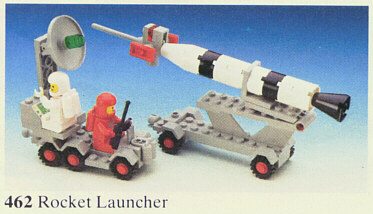 Display for LEGO Space Mobile Rocket Launcher 462
