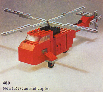 Display for LEGO LEGOLAND Rescue Helicopter 480