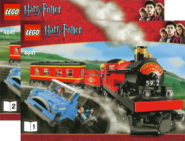 Instructions for LEGO (Instructions) for Set 4841 Hogwarts Express (3rd edition)  4841-1