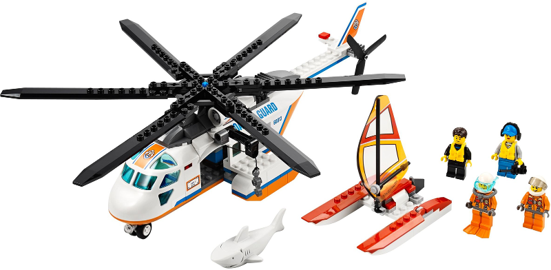 Box art for LEGO City Coast Guard Helicopter 60013-1