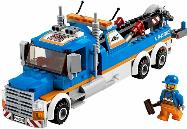 Box art for LEGO City Tow Truck 60056-1