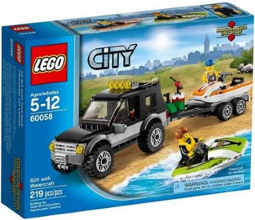 LEGO City SUV with Watercraft set packaging