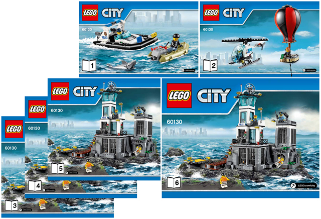 Instructions for LEGO (Instructions) for Set 60130 Prison Island  60130-1