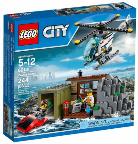 Box art for LEGO City Crooks Island 60131