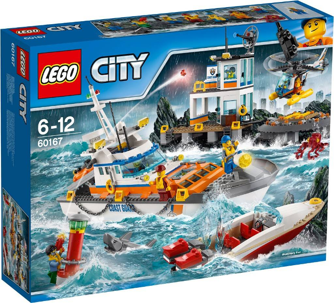 Box art for LEGO City Coast Guard Head Quarters 60167