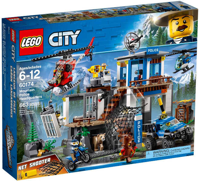 Box art for LEGO City Mountain Police Headquarters 60174