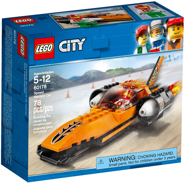 Box art for LEGO City Speed Record Car 60178