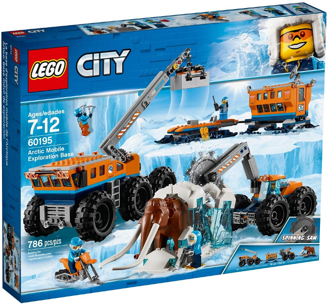 Box art for LEGO City Arctic Mobile Exploration Base 60195