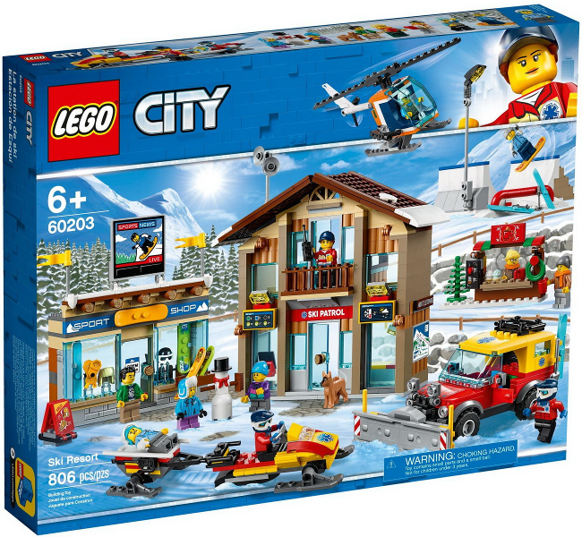 Box art for LEGO City Ski Resort 60203