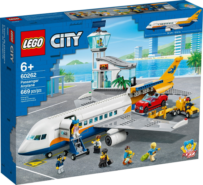 Box art for LEGO City Passenger Airplane 60262
