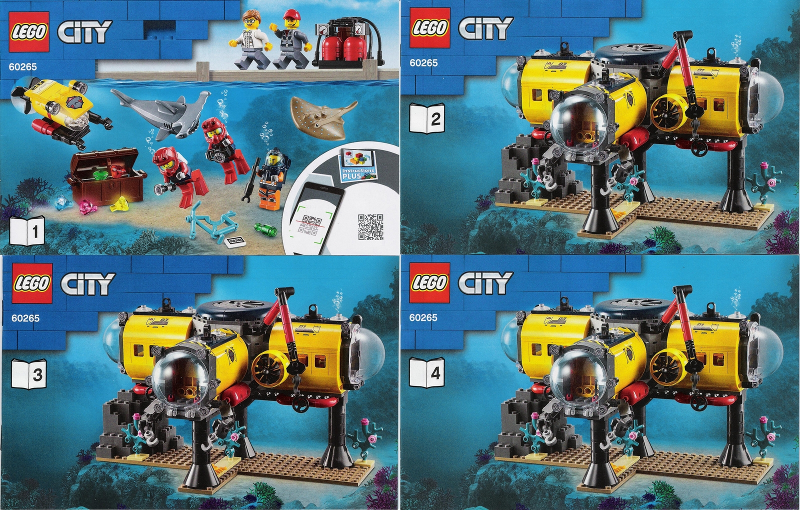 Instructions for LEGO (Instructions) for Set 60265 Ocean Exploration Base  60265-1