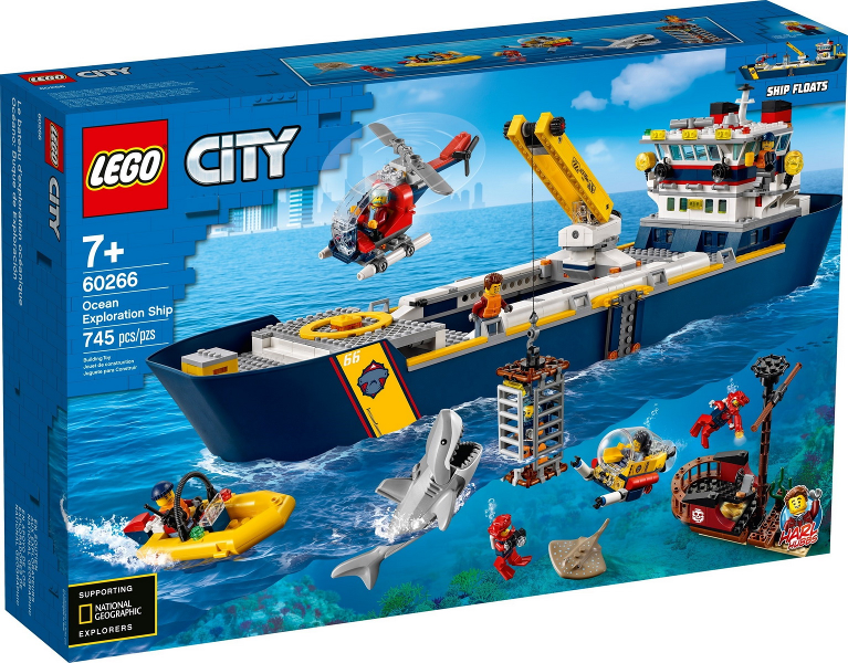 Box art for LEGO City Ocean Exploration Ship 60266