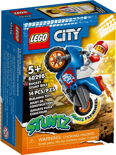 Box art for LEGO City Rocket Stunt Bike 60298