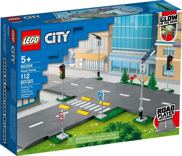 Box art for LEGO City Road Plates 60304