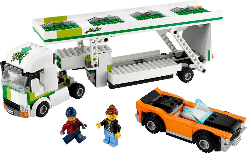 Display for LEGO City Car Transporter 60305