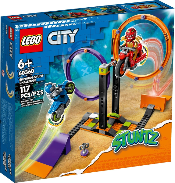 Box art for LEGO City Spinning Stunt Challenge 60360