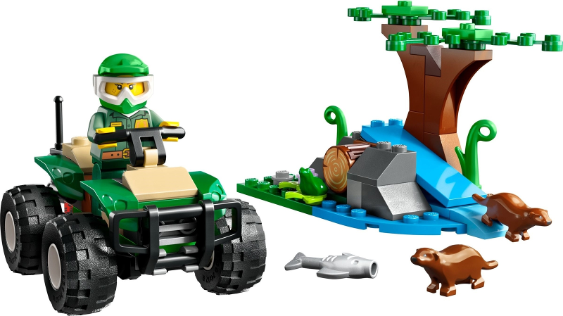 Display for LEGO City ATV and Otter Habitat 60394