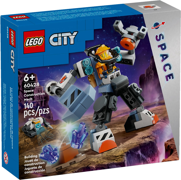 Box art for LEGO City Space Construction Mech 60428