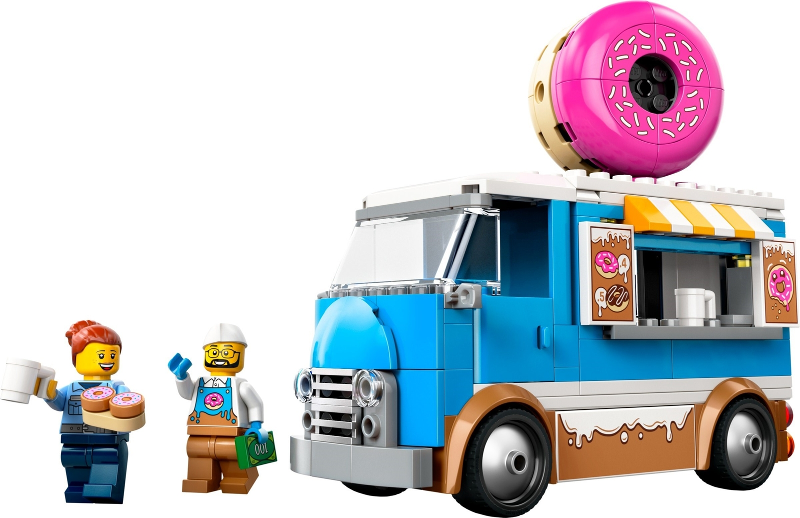 Box art for LEGO City Donut Truck 60452-1