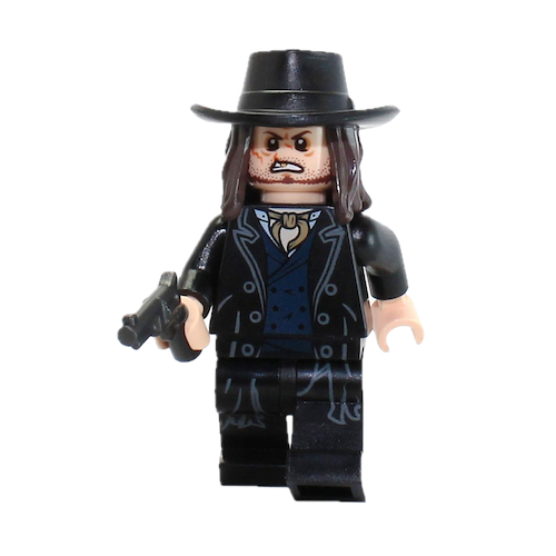 This LEGO minifigure is called, Butch Cavendish *with 2 pistols. It's minifig ID is tlr008.