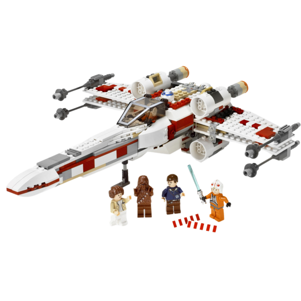 Display of LEGO Star Wars X-wing Fighter 6212