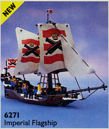 Display for LEGO Pirates Imperial Flagship 6271