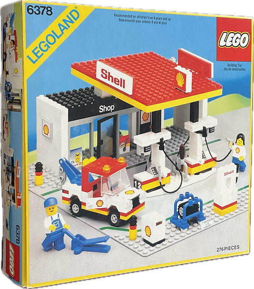 Box art for LEGO City Service Station 6378