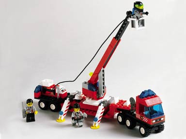 Display for LEGO City Fire Fighter's Lift Truck 6477
