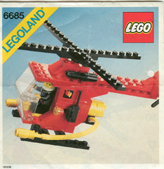 Instructions for LEGO (Instructions) for Set 6685 Fire Copter 1  6685-1