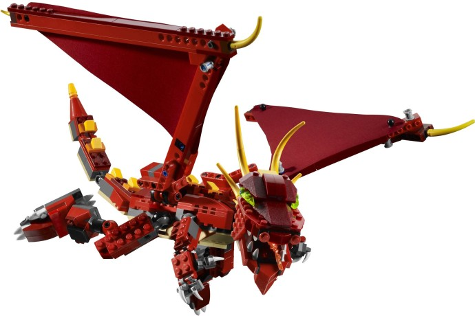 Display for LEGO Creator Fiery Legend 6751