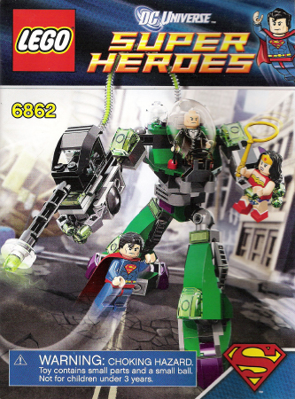 Instructions for LEGO (Instructions) for Set 6862 Superman vs. Power Armor Lex  6862-2