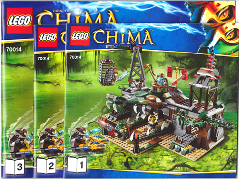 Instructions for LEGO (Instructions) for Set 70014 The Croc Swamp Hideout  70014-1