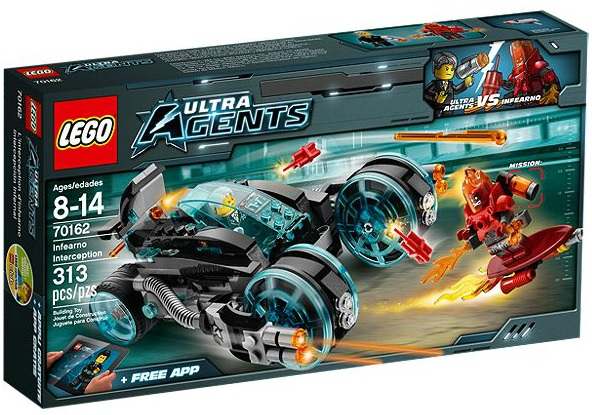 Box art for LEGO Ultra Agents Infearno Interception 70162