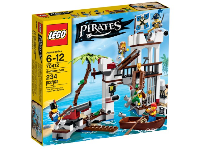 Box art for LEGO Pirates Soldiers Fort 70412
