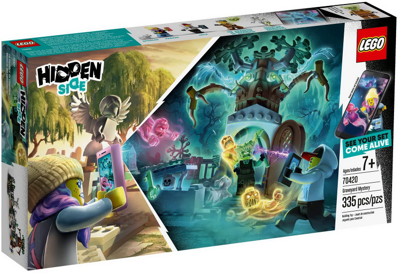 Box art for LEGO Hidden Side Graveyard Mystery 70420