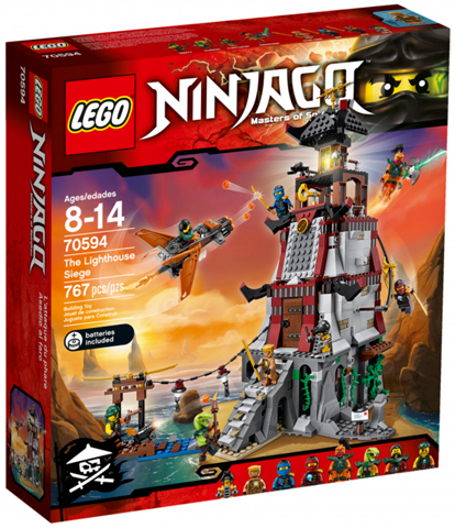 Box art for LEGO NINJAGO The Lighthouse Siege 70594