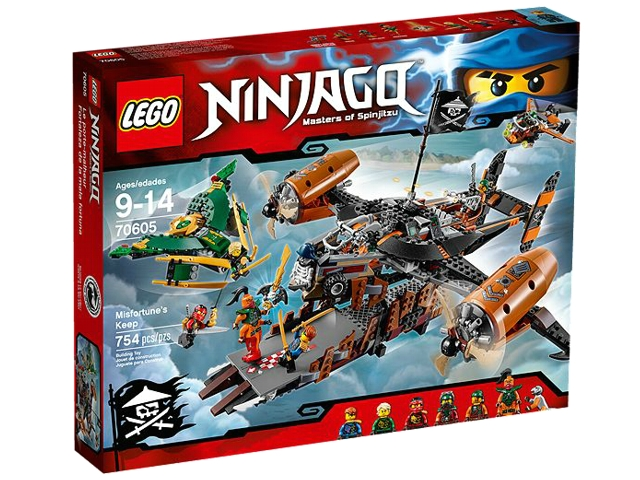 Box art for LEGO NINJAGO Misfortune's Keep 70605
