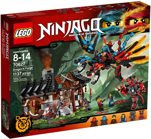 Box art for LEGO NINJAGO Dragon's Forge 70627