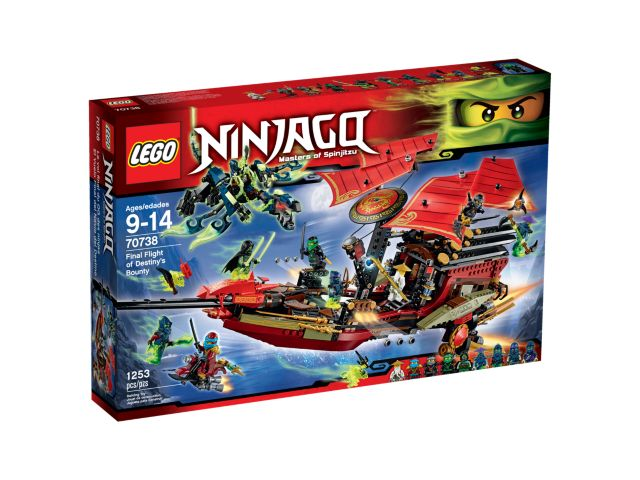 Box art for LEGO NINJAGO Final Flight of Destiny's Bounty 70738