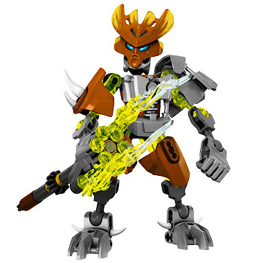 Display of LEGO Bionicle Protector of Stone 70779