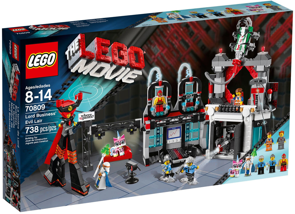 Box art for LEGO The LEGO Movie Lord Business' Evil Lair 70809